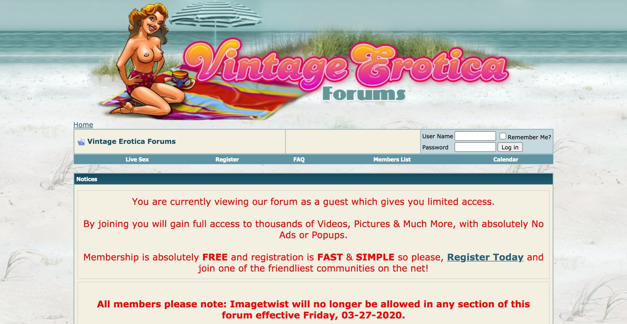 Vintage Erotica Forums